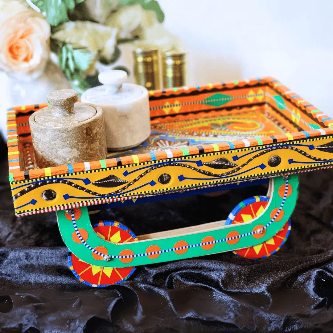 Handcrafted Thela (Cart) Tray