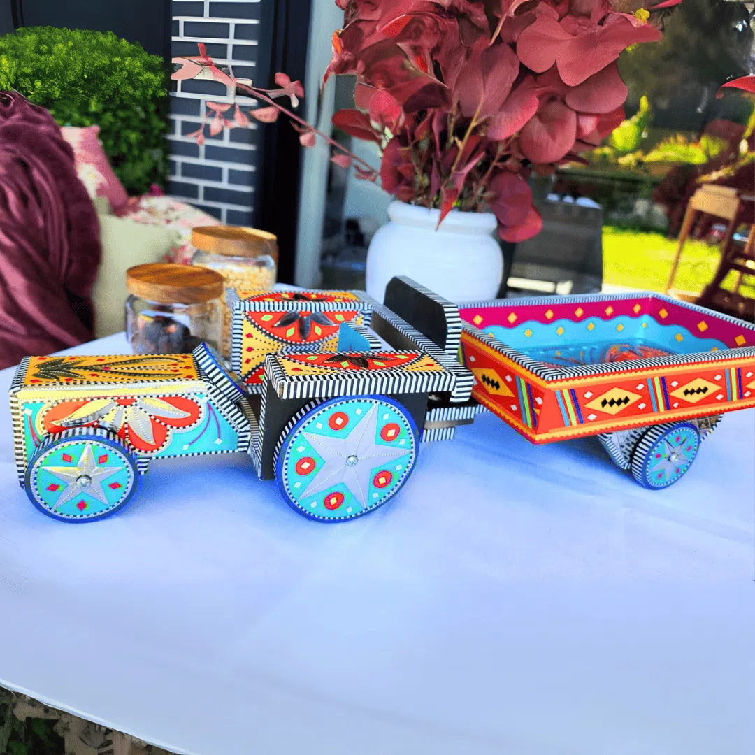 Handcrafted Tractor/Dala Tray