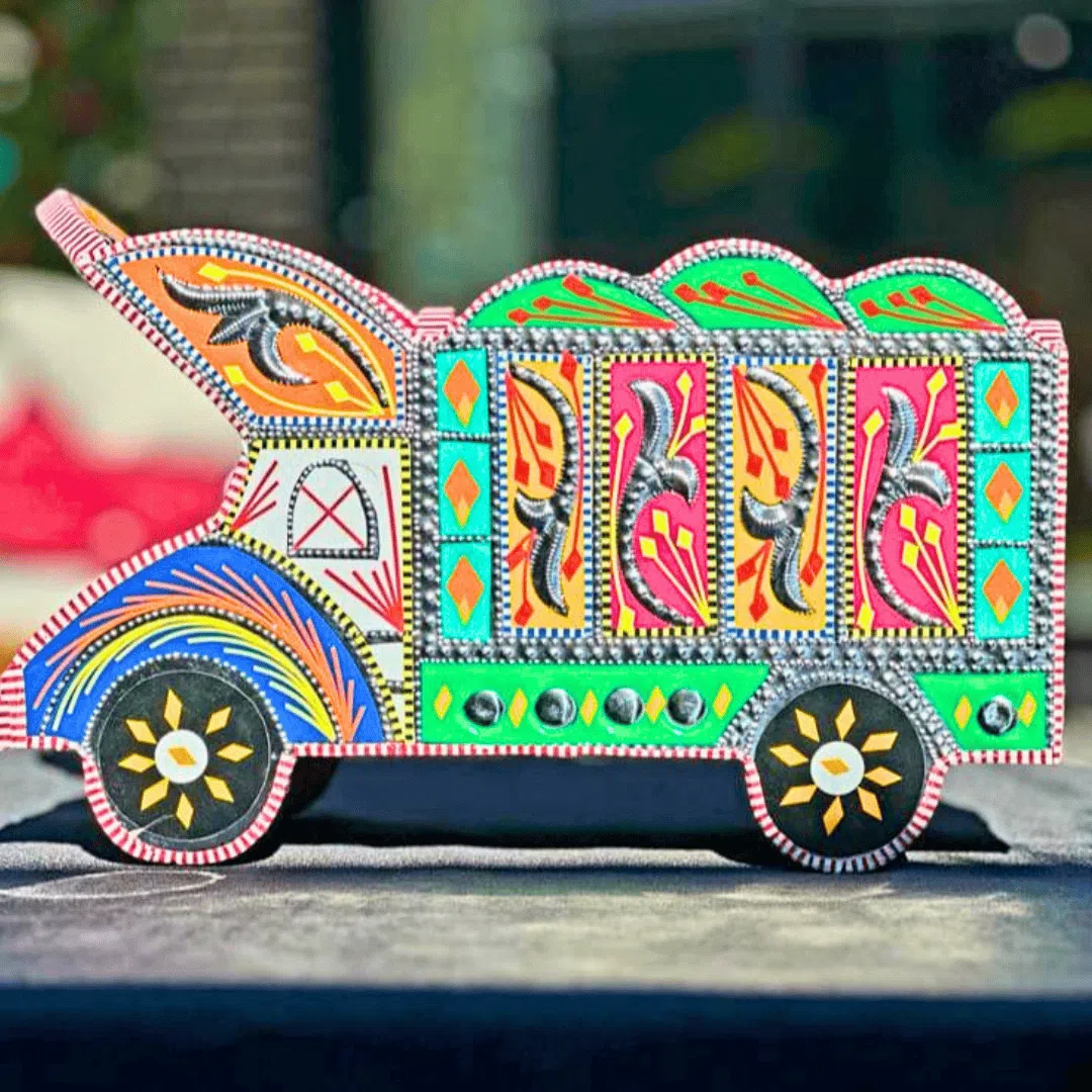 Truck Art Tissue Box